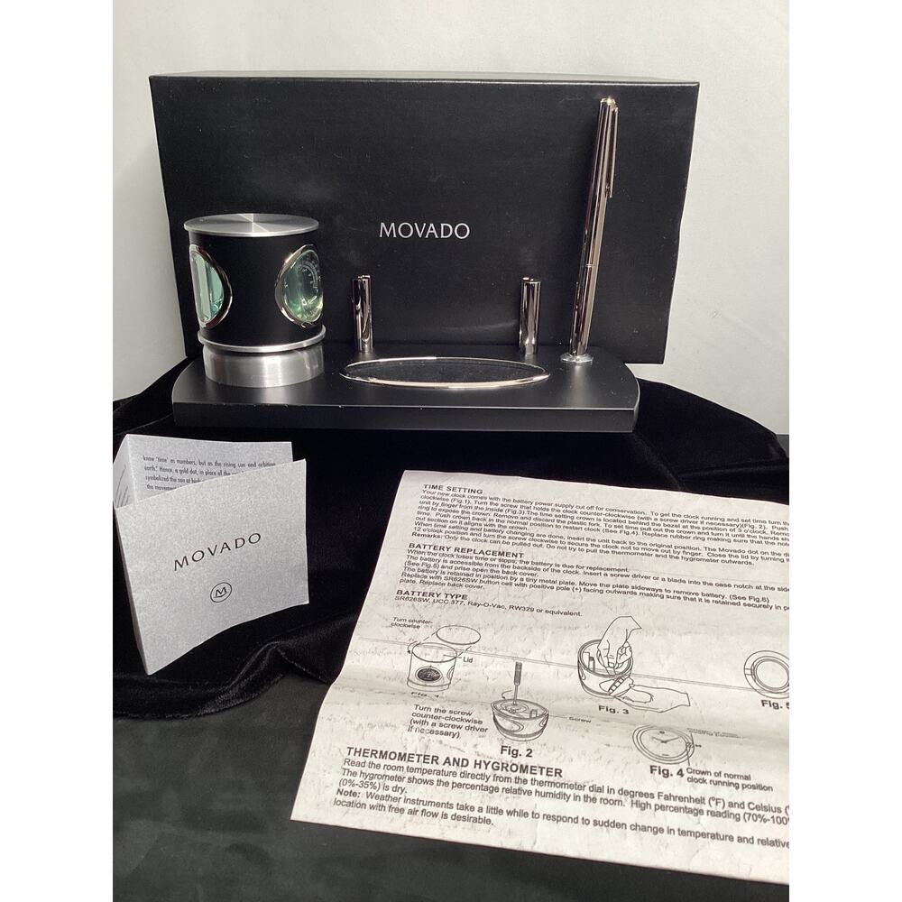 Mova do Desk Set Thermometer and Hygrometer